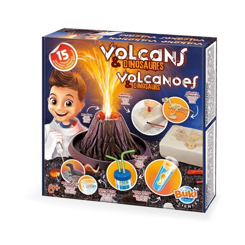 JUEGO DE EXPERIMIENTO VOLCANES Y DINOSAURIOS