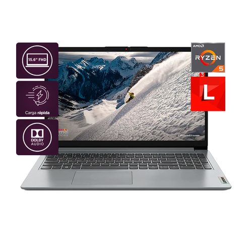 LAPTOP LENOVO IDEAPAD 1, 15.6" FHD, AMD RYZEN 5/7520U/8GB/512GB SSD