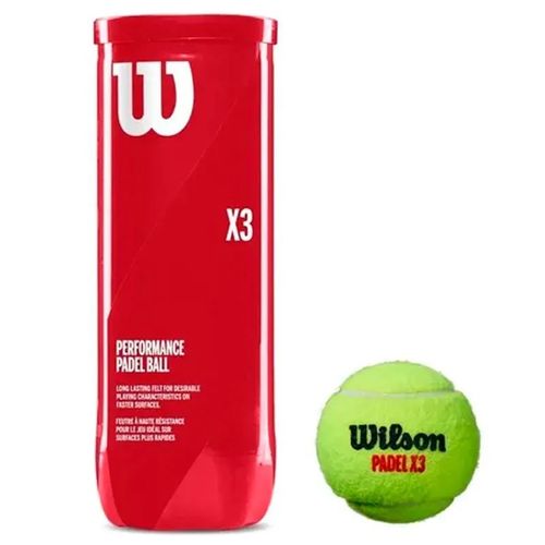 PELOTA P/PADEL WILSON X3 BALL