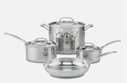 JGO D/OLLAS D/ACERO INOX. 7PCS CHEF'S