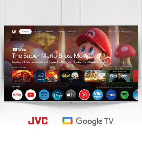 TELEVISOR JVC 86"/SMART/4K/GOOGLE TV FRAMELESS