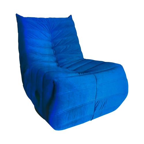 RECLINABLE CON BALANCE Y GIRATORIO AZUL