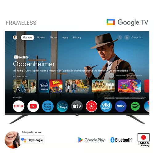 TELEVISOR SMART JVC "58 4K GOOGLE TV FRAMELESS