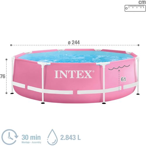 PISCINA DE ESTRUCTURA 8X30 PINK